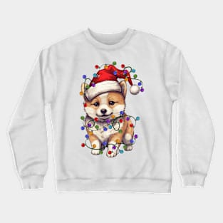 Christmas Puppy Crewneck Sweatshirt